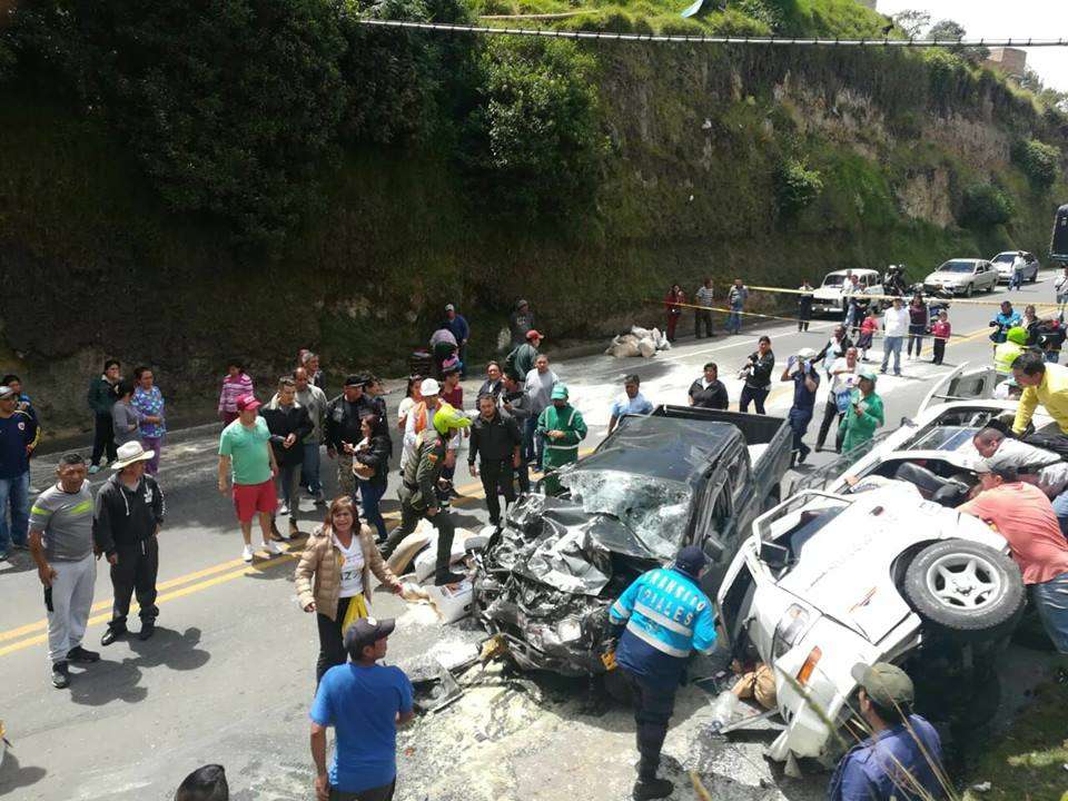 Dos muertos dejó terrible accidente en Ipiales