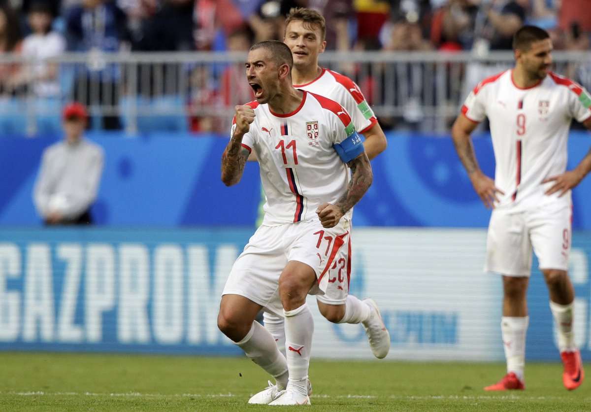 Con golazo de Kolarov, Serbia derrotó por la mínima a Costa Rica