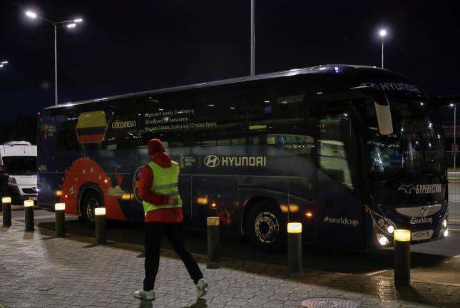 ¡Por el sueño mundialista! La Selección Colombia llegó a territorio ruso