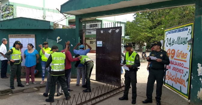 Más de mil uniformados garantizarán la seguridad en Montería este domingo de elecciones