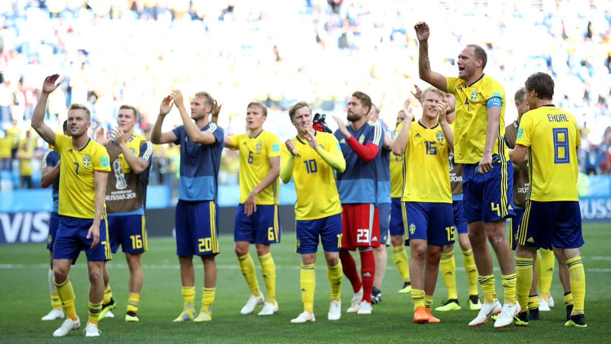 Suecia derrotó por la mínima a Corea del Sur y es líder del Grupo F