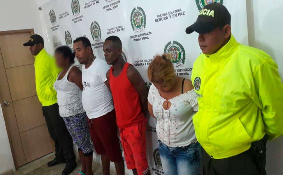 Policía desarticuló banda delincuencial llamada ‘El Hueco’ que operaba en Lorica y San Bernardo del Viento