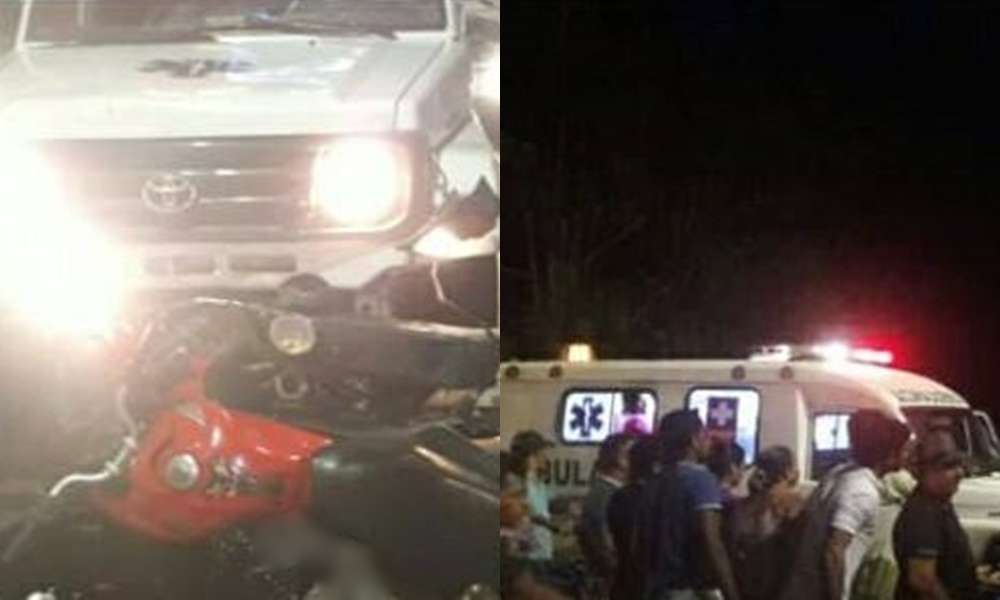 Accidente de tránsito dejó un joven herido en Sahagún