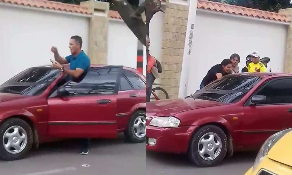 «¡Que cachera!» Descubrió a su marido saliendo de un motel con otra y le armó el zafrancho