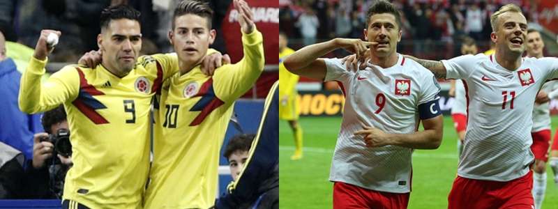 El encuentro entre Polonia – Colombia dejaría el primer eliminado del Grupo H