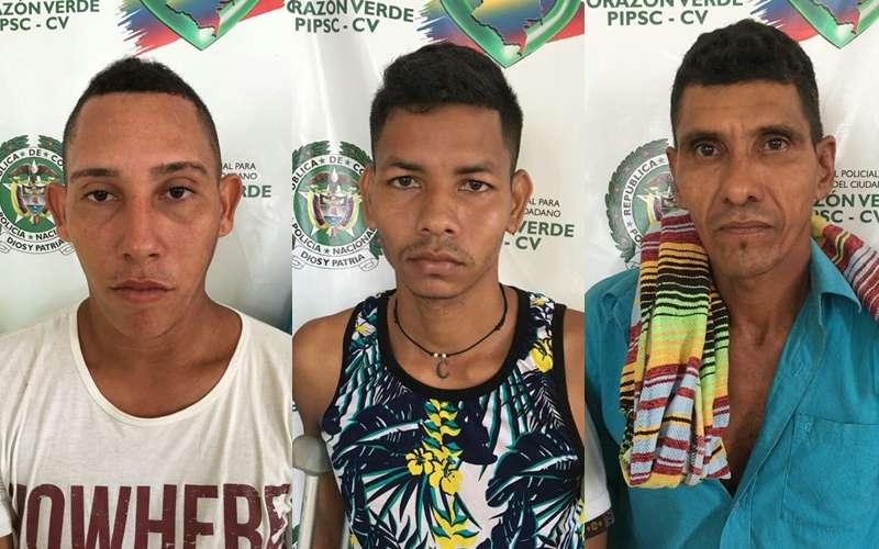 Capturan y envían a la cárcel a tres presuntos miembros del ELN