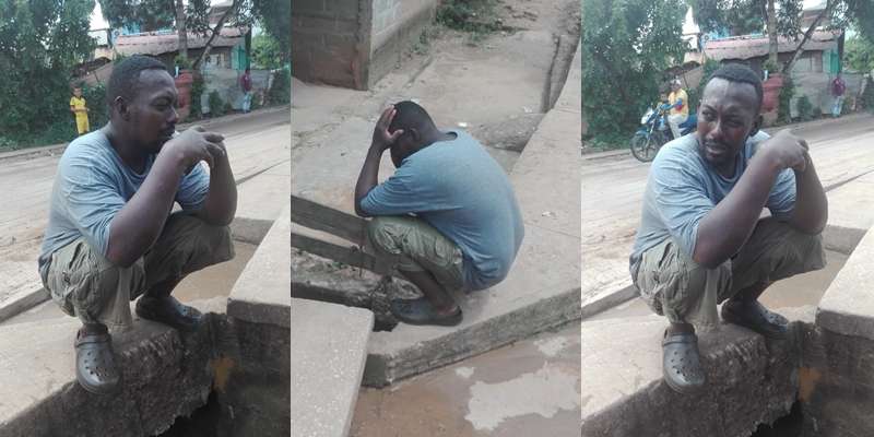 Este hombre deambula en un barrio de Lorica hace varios días aparentemente ‘escopolaminado’