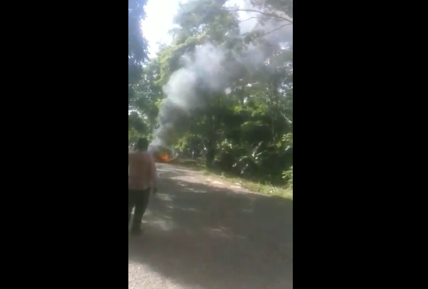Habitantes de San Andrés de Sotavento bloquean vías como protesta contra Electricaribe