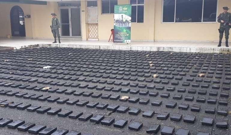 Incautan 835 kilos de cocaína avaluados en 35 millones de dólares en Puerto de Buenaventura