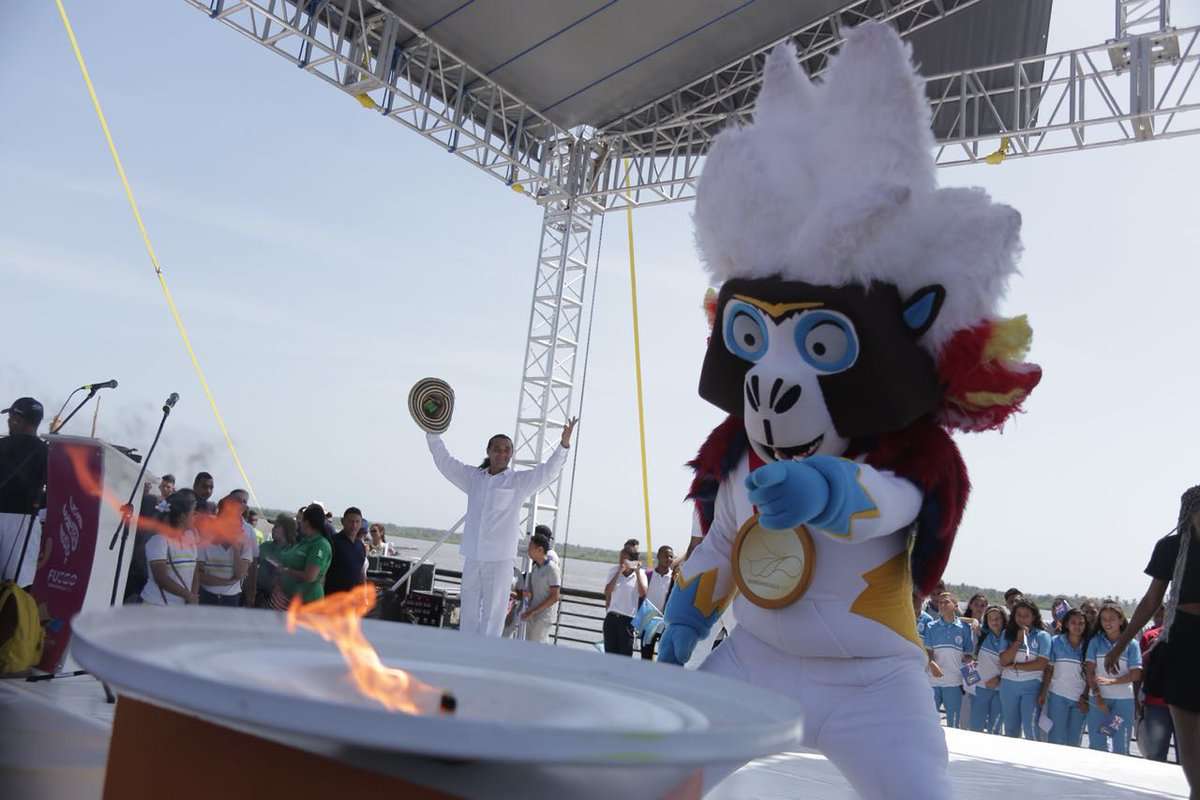 Ya llegó a Barranquilla la llama de los Juegos Centroamericanos