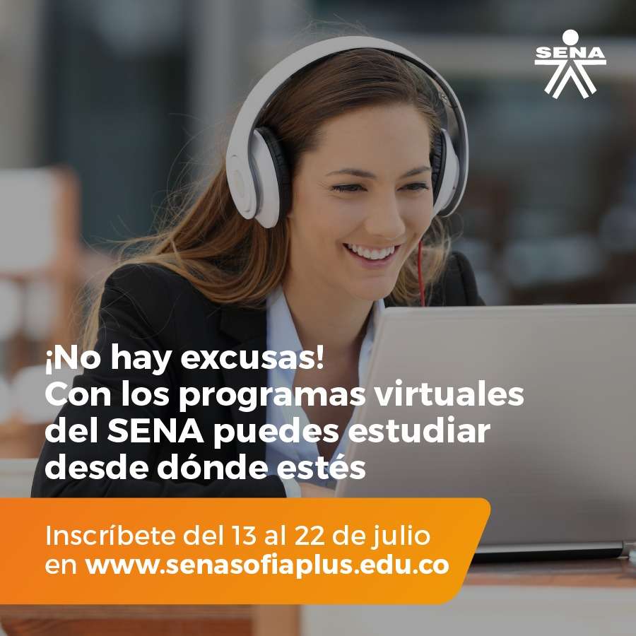 Se abren 9 mil cupos para estudiar un tecnólogo virtual en el SENA