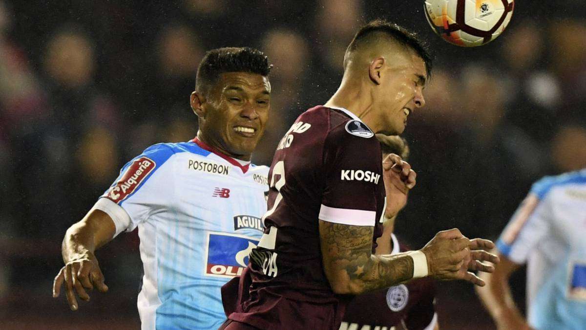 Junior empezó con pie izquierdo la Copa Sudamericana, perdió ante Lanús en Argentina