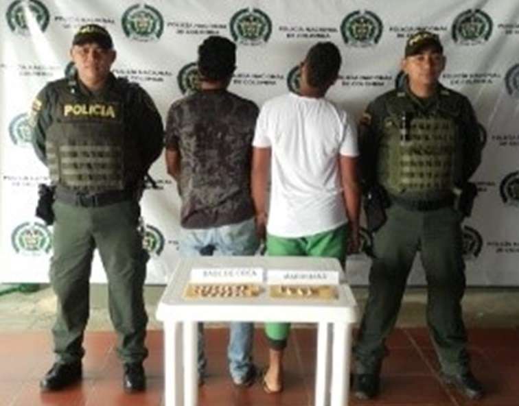 Capturan a tres personas por tráfico de estupefacientes en Chinú y Pueblo Nuevo