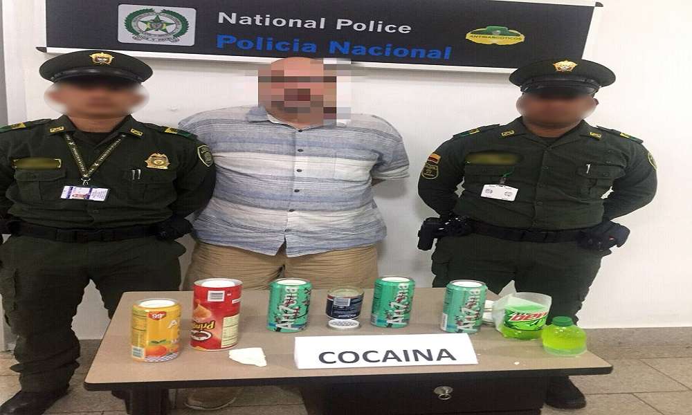 En Cartagena capturan a gringo que transportaba coca, mientras que en Barranquilla y Magdalena incautan insumos para su elaboración,