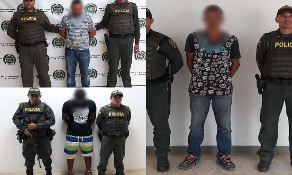 Policía capturó a tres hombres por orden judicial en Córdoba