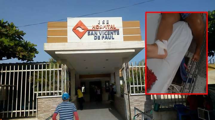 Denuncian negligencia en el Hospital de San Vicente de Paul de Lorica