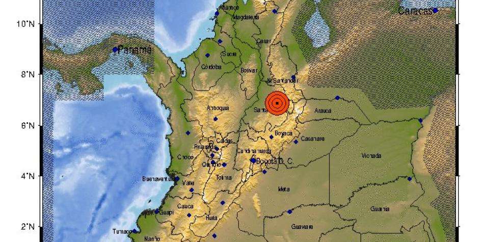 Fuerte sismo sacudió varias zonas de Colombia