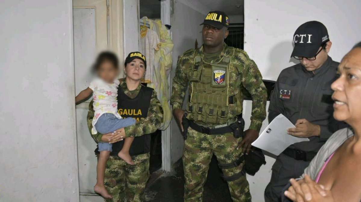 Niña de 4 años secuestrada en Venezuela fue rescatada por autoridades colombianas
