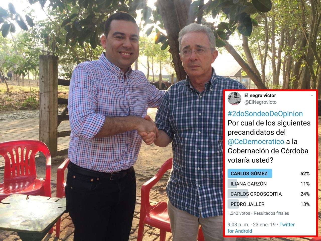 Carlos Gómez se perfila como candidato a la Gobernación por el Centro Democrático