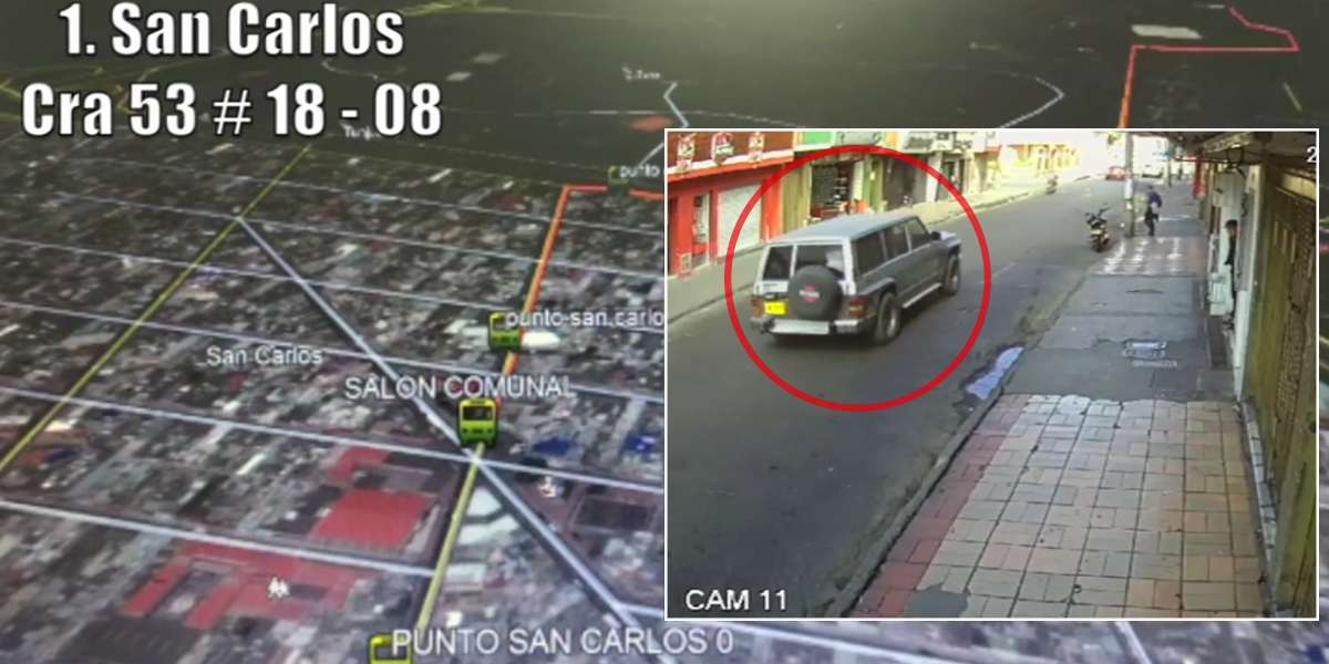 En video, este fue el recorrido del carro bomba antes de llegar a la Escuela General Santander