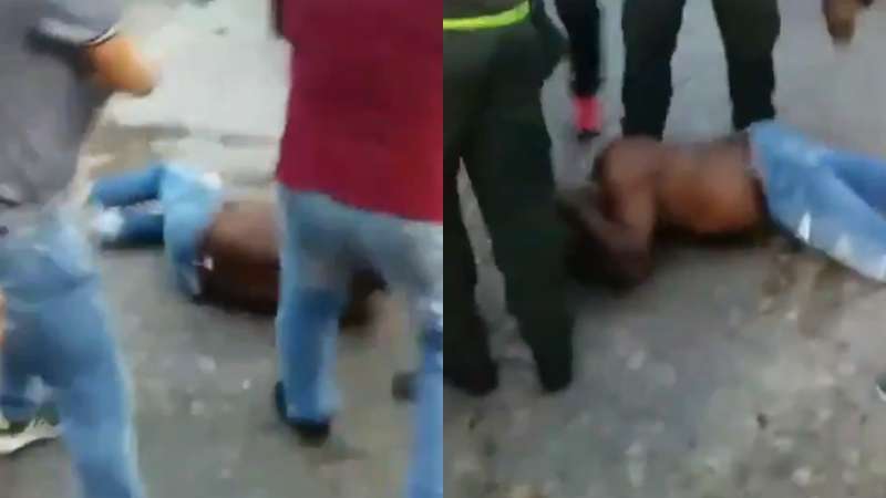 En video, comunidad linchó a presunto ladrón en el sur Montería