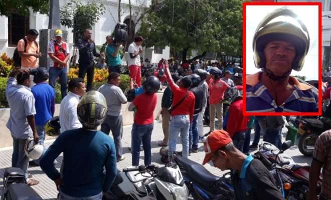 Vocero del Gremio de Mototaxistas de Montería denuncia que la Policía no atiende llamado de la UNP
