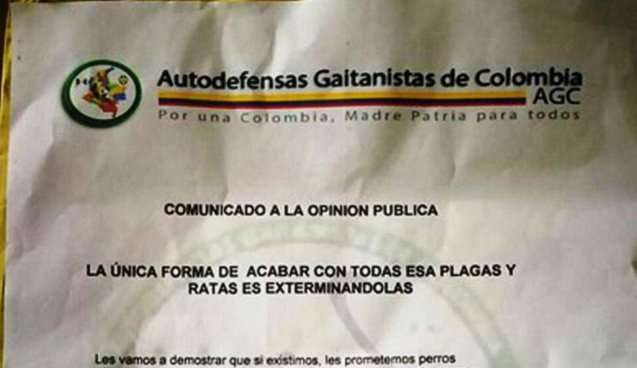 Terror ha causado la circulación de un panfleto en Tiquisio, Bolívar