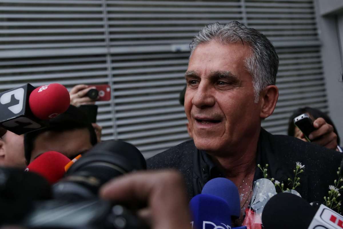 Se acabó la espera, Queiroz llegó a Bogotá para ser presentado como entrenador de la Selección Colombia