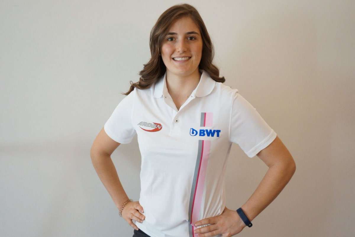La colombiana Tatiana Calderón será piloto del equipo BWT Arden en Fórmula 2
