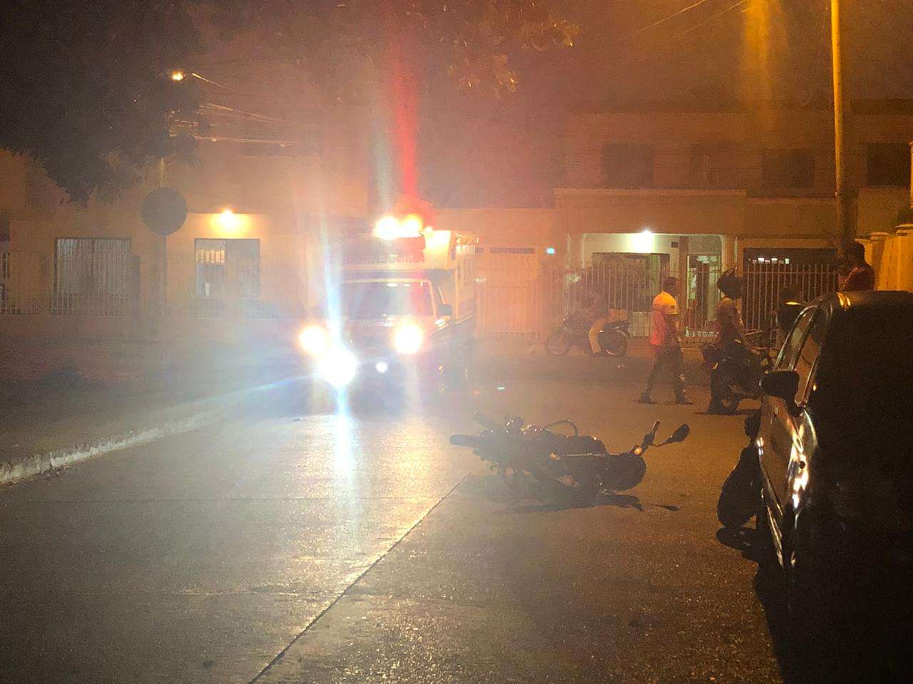 Choque de motos dejó un menor herido en Montería