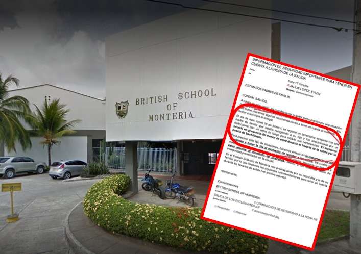 La inseguridad se tomó los colegios ‘pupis’ de Montería, atracan a madre de familia en el Británico