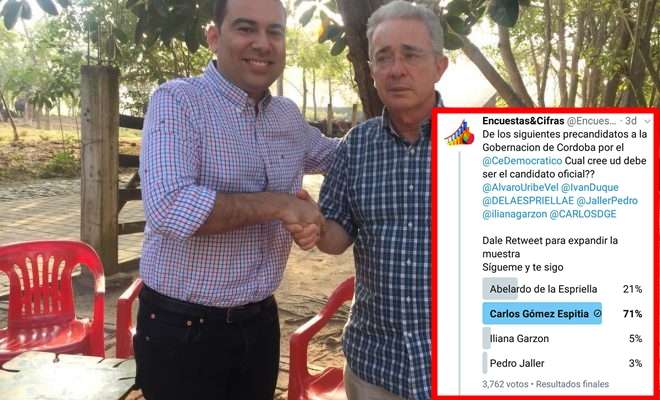 Dentro del Centro Democrático, Carlos Gómez es el precandidato con más aceptación, según última encuesta