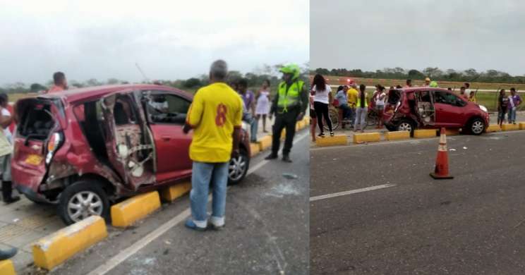 Aparatoso accidente de tránsito en la vía Cereté – Montería