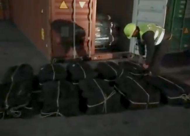 Autoridades incautan cargamento con 598 kilos de cocaína que iba de Colombia a Europa