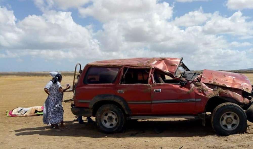 Un extranjero muerto y tres heridos dejó terrible accidente en La Guajira