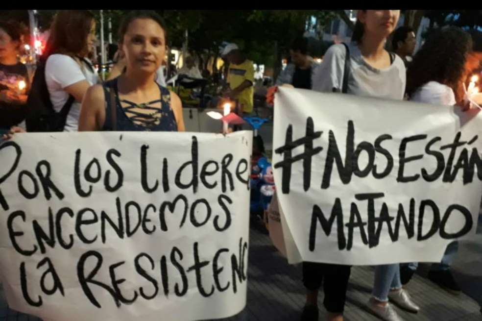 Por hechos de violencia más de 50 líderes sociales han sido reubicados en Córdoba