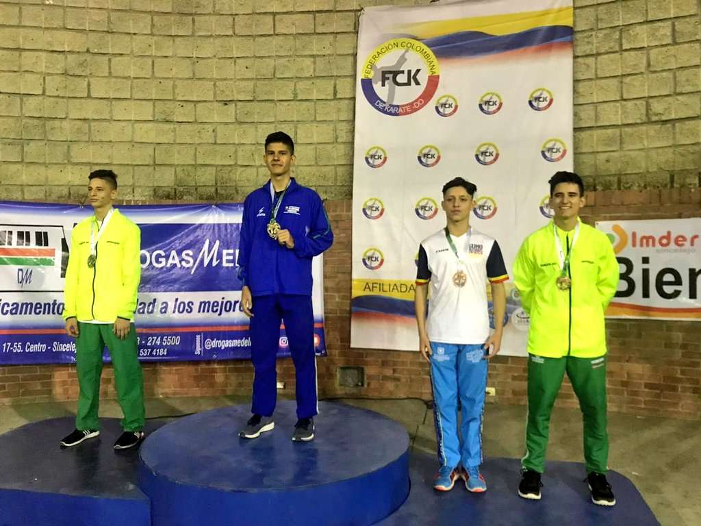 Qué orgullo, el monteriano Jader Negrete se coronó campeón en el Nacional de Karate Do