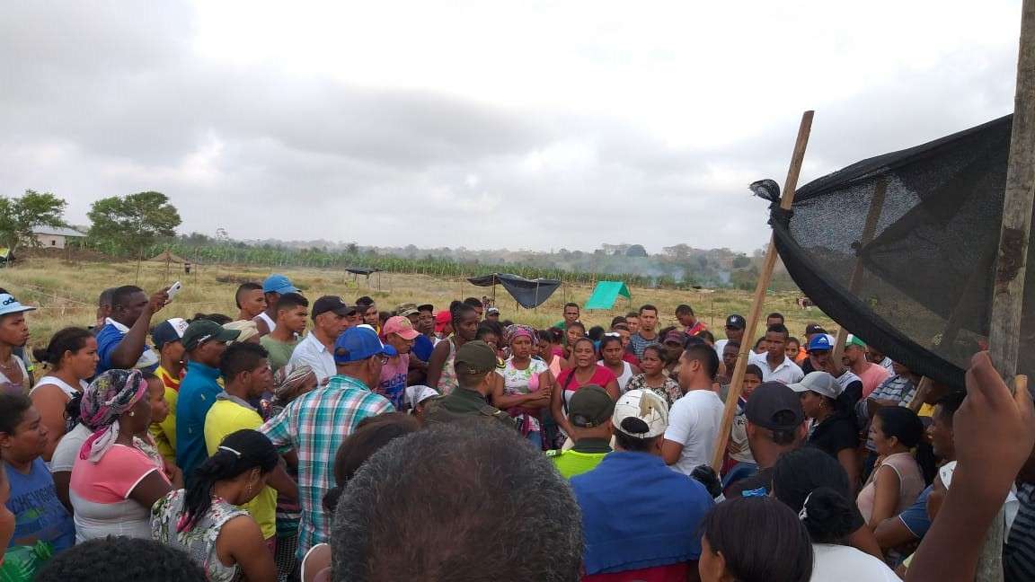 Comunidad invade predios en Moñitos y las autoridades piden su desalojo