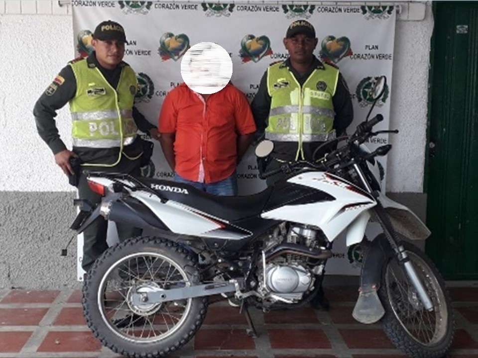 Recuperan motocicleta que había sido hurtada en Montería