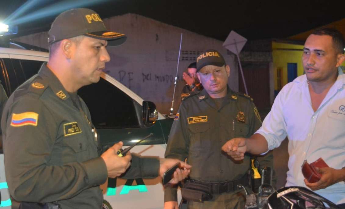 Policía Metropolitana realizó ‘Caravana de la Seguridad’ en el sur de Montería