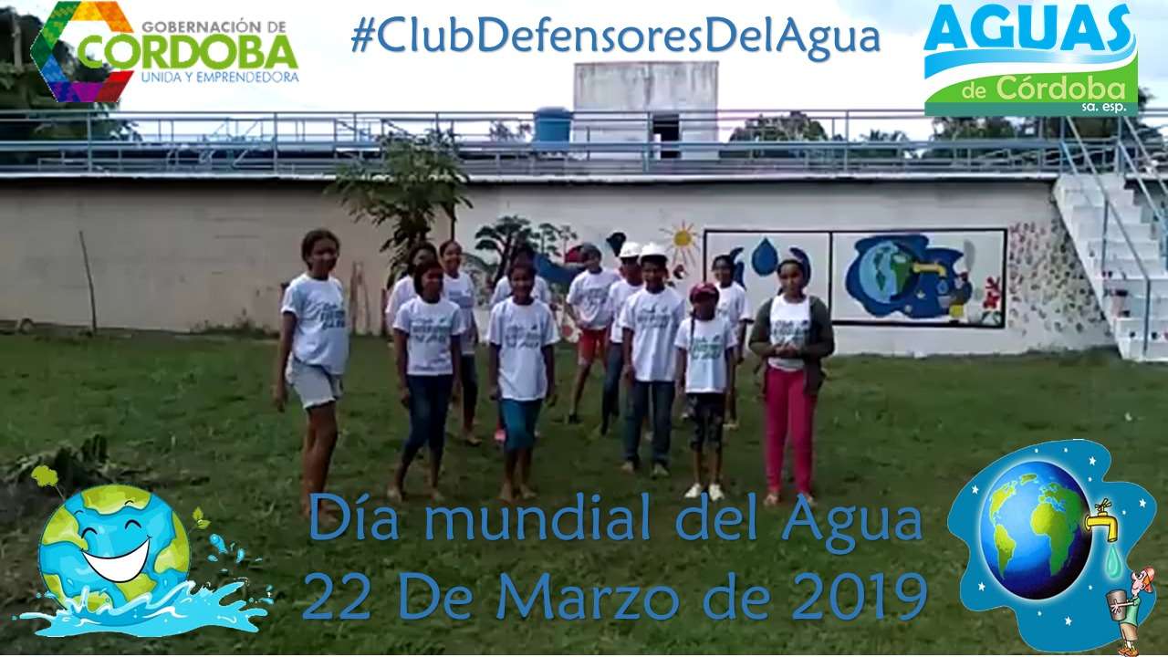 Aguas de Córdoba S.A E.S.P se une a la celebración del día mundial del Agua