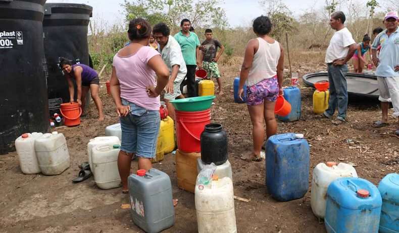 En Córdoba, los niños no van a clases por la falta de agua