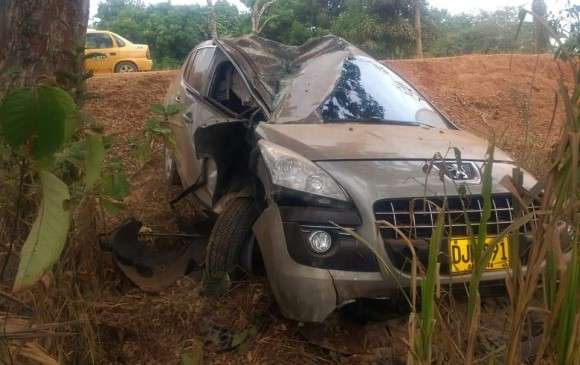 Aparatoso accidente de tránsito dejó gravemente herido a un alcalde del Bajo Cauca antioqueño