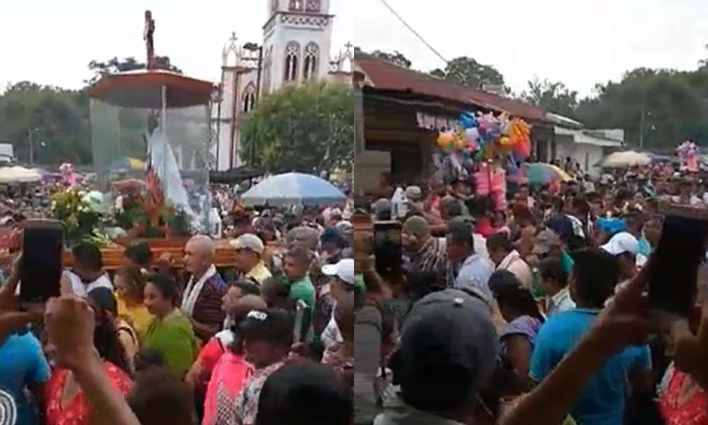 En video, así vivieron cientos de feligreses las fiestas patronales de San José de Uré