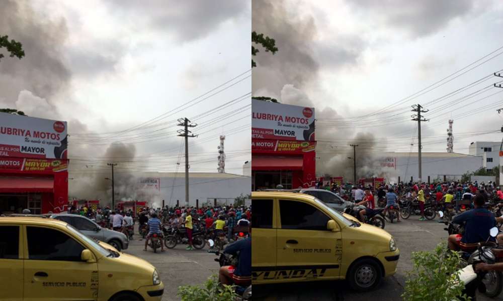 Alarma por incendio en el sur de Montería