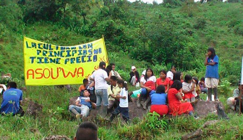 Para apoyar a la minga nacional, indígenas bloquean planta de gas en Norte de Santander