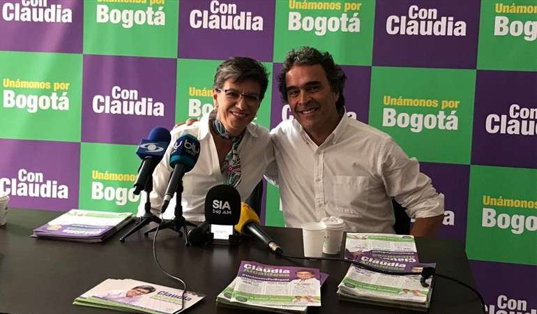 Fajardo anunció su respaldo a la candidatura de Claudia López para la Alcaldía de Bogotá
