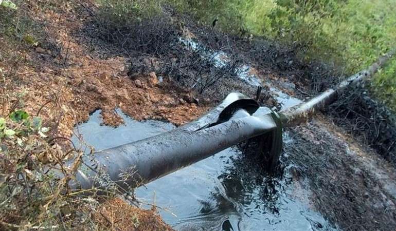 Nuevo atentado al Oleoducto Caño Limón – Coveñas en Tibú, Norte de Santander