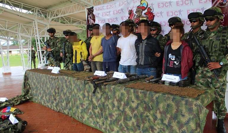 Ejército capturó a cinco disidentes de las Farc en Cauca