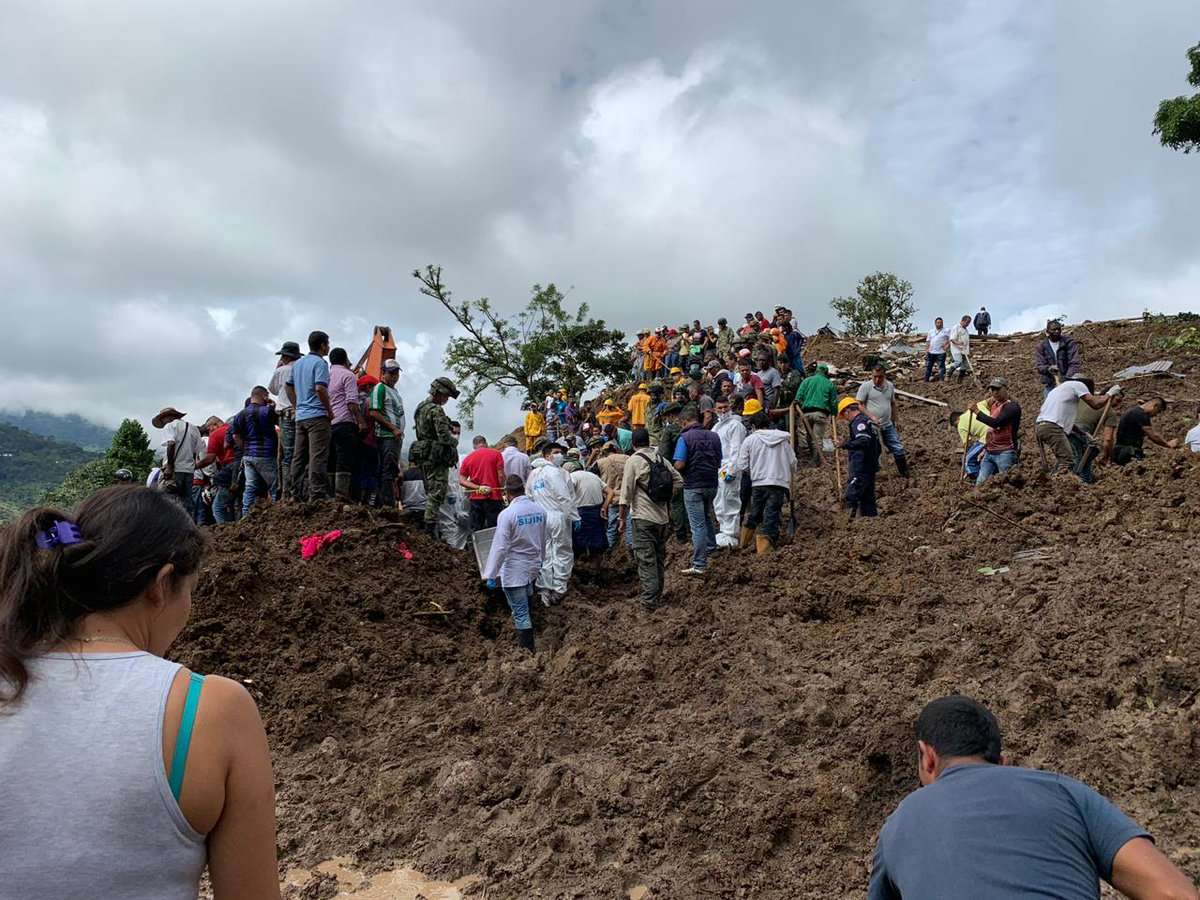 Ya son 19 las personas muertas por derrumbe en Cauca